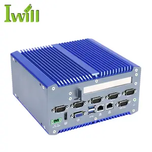 Embeddedบอร์ดเดี่ยวIBOX-301 Plus 82583V LAN J1900 Mini Pcที่มีสล็อตPci