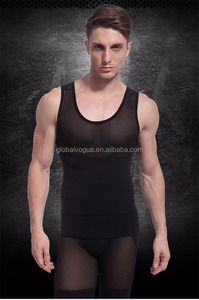 Gilet en maille amincissant pour l'abdomen respirant pour hommes Corset de niveau de contrôle ferme pour l'effet de renforcement de la forme du ventre de la bière - Product Image 2