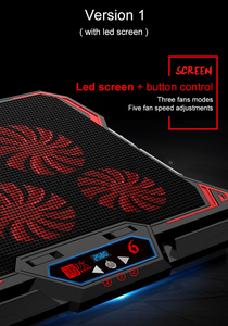 Base di Raffreddamento <span class=keywords><strong>per</strong></span> Laptop da Gaming 17" Sottile e <span class=keywords><strong>Portatile</strong></span> con 6 Ventole - Product Image 4