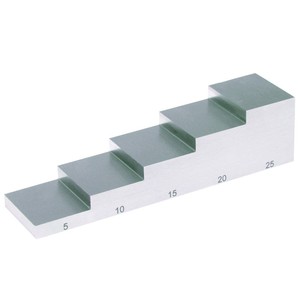 كتل YUSHI متري خطوة UT NDT كتل معايرة بالموجات فوق الصوتية القياسية - Product Image 1