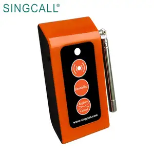 SINGCALL SINGCALL patient alarm system emergency sound and light alarm small caregiver receiver,with two buttons