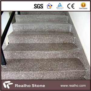 <span class=keywords><strong>Bull</strong></span> nez G687 <span class=keywords><strong>Peach</strong></span> Rouge Escalier De Granit Pour la Décoration Intérieure - Product Image 5