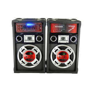 Système de musique avec caisson de basses 2.0 de haute qualité, haut-parleur portable sur chariot conçu en usine avec éclairage <span class=keywords><strong>LED</strong></span> RVB - Product Image 1
