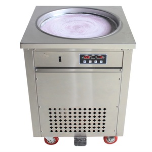 Máquina de Helado Frito Tailandés de Congelación Rápida de Guangzhou con Compresor Potente - Product Image 3