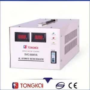 220 V Svc Servo Kontrol Tek Fazlı 2Kw Ac Otomatik Voltaj Regülatörü Sabitleyici