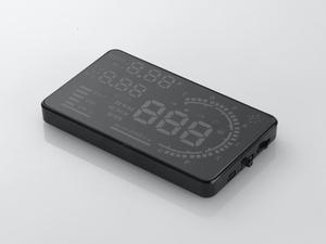 Venta caliente 5,5 pulgadas A8 Head up Display OBD2 salpicadero velocímetro proyector velocidad advertencia coche Hud - Product Image 4