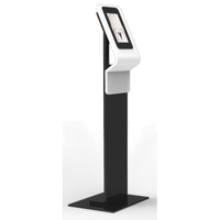 Kiosque tactile multipoint sur pied en acier inoxydable pour tablette iPad 9,7 pouces