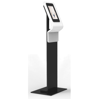 Stainless steel ipad tablet 9.7 inch floor standing touchscreen multitouch kiosk