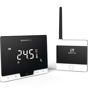 Thermostat sans fil, certification CE & ROHS et ouverture de couleur blanche, thermostat - Product Image 1