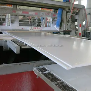 Pvc plastic foam board maken machine/productielijn