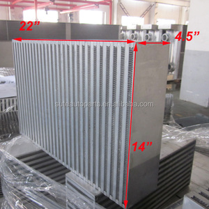 14 "* 22" * 4.5 "inch không khí để không khí thanh nhôm tấm <span class=keywords><strong>Turbo</strong></span> <span class=keywords><strong>intercooler</strong></span> trao đổi nhiệt <span class=keywords><strong>Core</strong></span> cho Nissan Gtr - Product Image 2