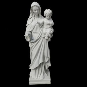 Personnalisé Blanc Marbre Naturel <span class=keywords><strong>Catholique</strong></span> Religieux Béni Statue En Pierre Marbre Vierge Marie Notre-Dame <span class=keywords><strong>De</strong></span> Fatima Pour <span class=keywords><strong>L</strong></span>'<span class=keywords><strong>église</strong></span> - Product Image 4