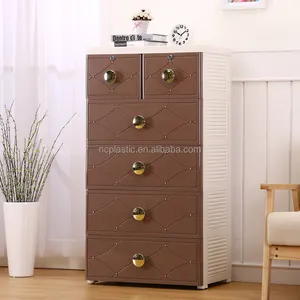 Đơn Vị lưu trữ Ngăn Kéo Nhựa 3,4, 5 Tier Tháp Không Gian Tủ Saver Organizer Gọn Gàng