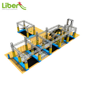 Liben ninja <span class=keywords><strong>curso</strong></span> dodgeball profesional <span class=keywords><strong>de</strong></span> interior trampolín comercial niños trampolín fitness - Product Image 1
