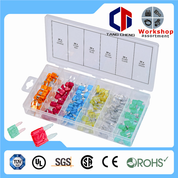 6 спецификация 15A необязательно Авто Предохранитель kit/набор