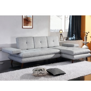 Juego de sofás de tela para muebles de sala de estar modulares seccionales L <span class=keywords><strong>Sharp</strong></span> de último diseño - Product Image 2