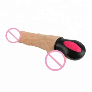 Aquecimento 11 Velocidades Automática Falsificado Penis Realistic <span class=keywords><strong>Big</strong></span> Dildo Vibrador Choque Forte Haste - Product Image 5