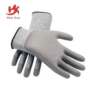 الصين pvc المغلفة الشتاء العمل قفازات سلامة مكافحة زلة pu قفازات عمل مطلية - Product Image 5