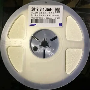 0805, 104K 50V 100nF 10% CL21B104KBCNNNC 104P M Z smd condensador