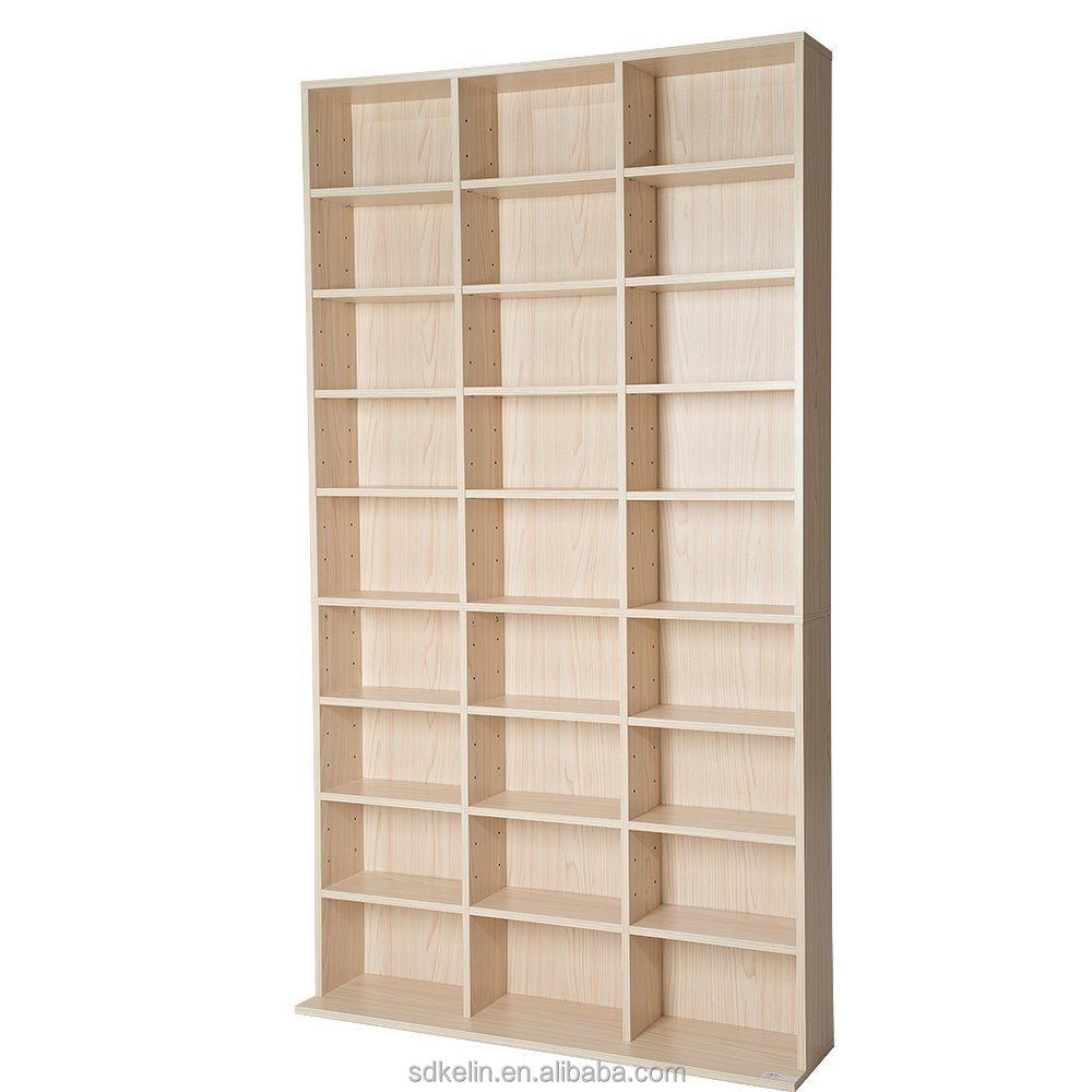 Стеллаж для компакт-дисков из МДФ/ДСП для гостиной 15 мм