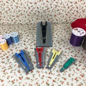 HIGH QUALITY FABRIC <strong>BIAS</strong> <strong>TAPE</strong> <strong>MAKER</strong> <strong>SET</strong> for SEWING QUILTING ACCESSORIES - Product Image 2