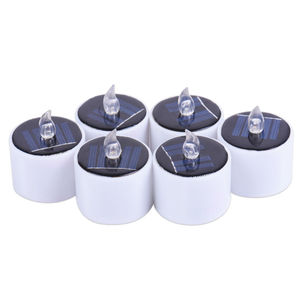 Bougies chauffe-plat à LED sans flamme étanches et rechargeables pour décoration extérieure de jardin et de cour - Product Image 5