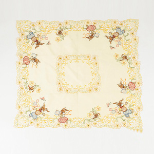 Haute qualité <span class=keywords><strong>table</strong></span> <span class=keywords><strong>de</strong></span> noël avec broderie et cutwork évider nappe - Product Image 2