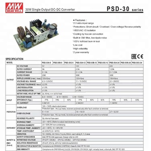 Mean Well PSD-30A-5 25 Watt 9-18V 12V Naar 5V Voeding Converter 25 W DC-DC led Driver - Product Image 3