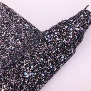 <span class=keywords><strong>Tissu</strong></span> vinyle pailleté effet diamant épais pour chaussures, sacs de soirée, étuis de téléphone, nœuds pour cheveux - pour usage décoratif sur meubles, avec dos élastique - Product Image 4