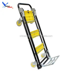 4 In 1 Multifunctionele Staal Vouwen Trolley & Magic Step Ladder - Product Image 3