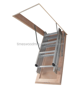 Elegante <span class=keywords><strong>Escalera</strong></span> <span class=keywords><strong>Plegable</strong></span> de Aluminio <span class=keywords><strong>para</strong></span> Ático - Product Image 2