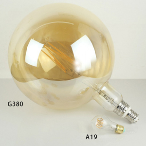 <span class=keywords><strong>Ampoule</strong></span> <span class=keywords><strong>LED</strong></span> filament vintage Edison g380 g300 g200, <span class=keywords><strong>culot</strong></span> E27/<span class=keywords><strong>E40</strong></span>, 220V, globe extra large, lumière Edison - Product Image 2