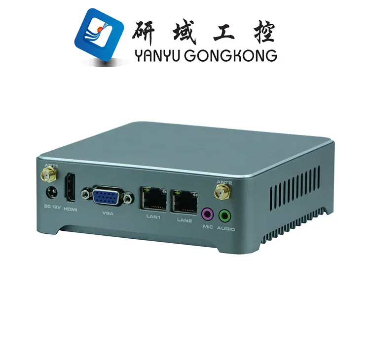 N39 -China nuc fanless mini PC server 2 ethernet dual lan nic J1900 i3 I5 i7 fanless Pfsense i3 mini pc computer