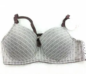 Bastante marrón de las mujeres sexy bra ropa interior 8090 #