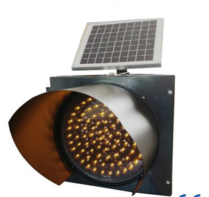 Luz Led de energía Solar, luz de advertencia, luz intermitente amarilla para tráfico, luz Solar para entrada - Product Image 2