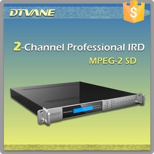 Decodificador de MPEG-2 de 2 canales, receptor de ranura CI, decodificador profesional IRD con MPEG2, DVB S S2 T T2 C, sintonizador IP - Product Image 3
