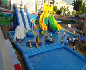 Commercial used outdoor activity water games inflatable water park giant adult and children slides water sports - Product Image 6