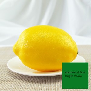 Limón artificial para decoración, espuma de fruta realista, venta al por mayor - Product Image 2