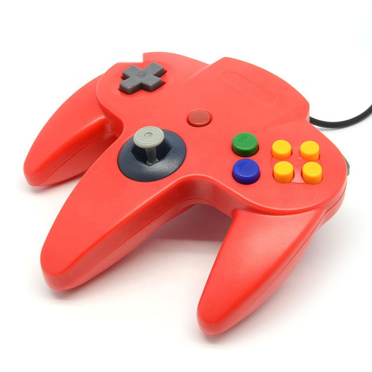 ملحق ألعاب السلكية الألعاب الكلاسيكية غمبد المقود Joypad ل N64 نينتندو 64