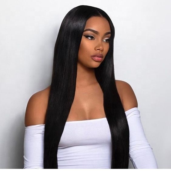 32 34 36 38 Malaysian Indian Straight Cuticle Hair Bundles , 10A Brazilian Virgin Peruvian Human Hair