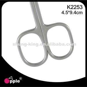 Tijeras para manicura Apple de acero inoxidable, 4,5x9,4 cm, cortacutículas con hoja afilada, K2253 - Product Image 3