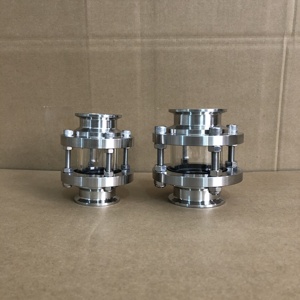 磨かれたステンレス钢トライクランプパイプ視力ガラス窓付き - Product Image 3