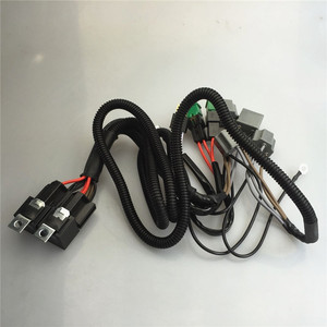 Keramische H4 Koplamp Relais Kabelboom 2 Koplamp Gloeilamp Socket Plug - Product Image 4