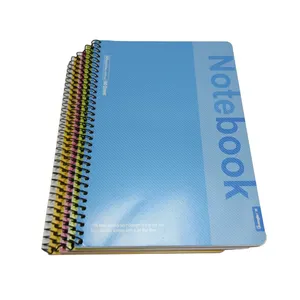 Fabricante profissional personalizado fazer caderno/notebook e diário com ponto uv/notebook com fio