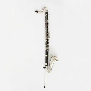 Cao Cấp Bb Tone Màu Đen Mạ Niken 19 Phím Bass Clarinet