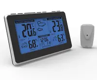 2018 RF 433MHZ Profesional Wireless Weather Station Digital Weather Station untuk Memantau Outdoor Indoor Suhu dan Kelembaban S657B