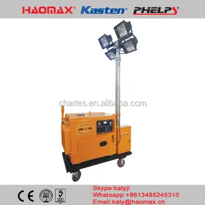 Haomax HM6000DS मोबाइल डीजल जनरेटर प्रकाश
