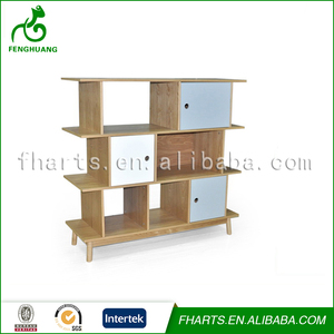 <span class=keywords><strong>Librairie</strong></span> affichage pas cher cas en bois bibliothèque - Product Image 1