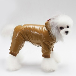 2022 new cute design super warm <strong>dog</strong> <strong>coat</strong> <strong>waterproof</strong> four <strong>legs</strong> <strong>dog</strong> jumpsuit <strong>coat</strong> clothes winter pet clothes - Product Image 3