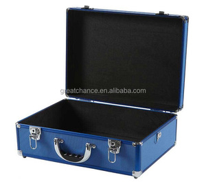 Boîte télescopique en aluminium, avec marqueur, et sangle d'épaule, couleur bleu - Product Image 2